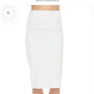 Mayas Place Modal Pencil Skirt set white size‎ large